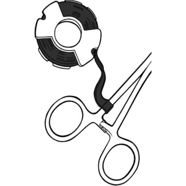 Instrument ID Tape Black 300'x1/4" Autoclavable Ea