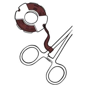 Instrument ID Tape Brown 300'x1/4" Autoclavable Ea