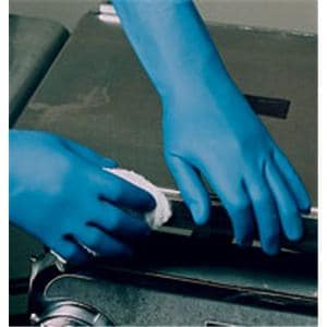 Ansell Nitrile / Latex Utility Gloves X-Large Blue 4/CA