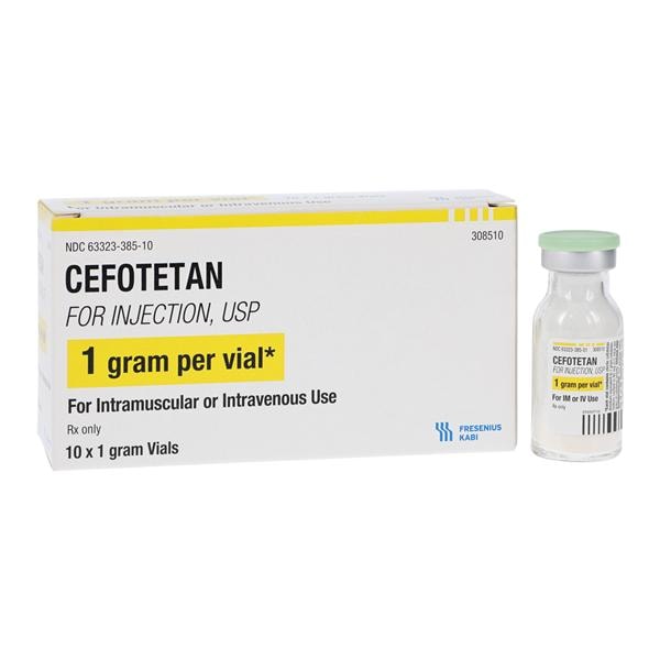Cefotetan Injection 1gm/vl Powder Vial 10/Package