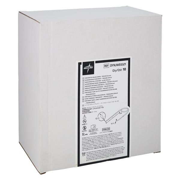 Silicone Wound Drain 10Fr Round Tip End Perforated