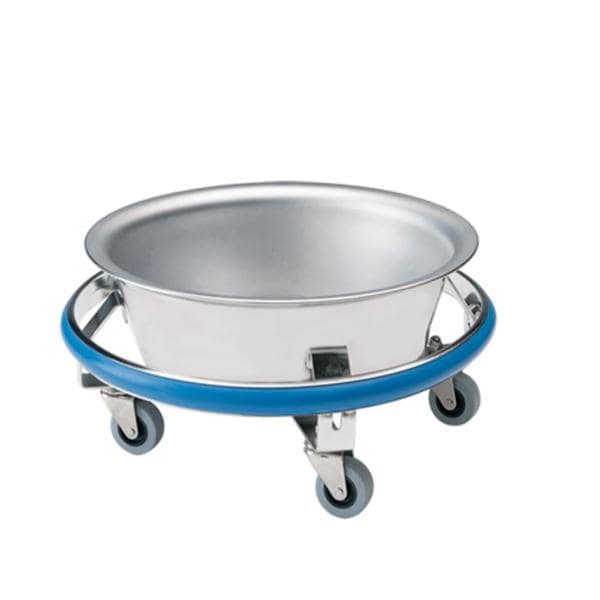 Sponge Receptacle Basin Round Stainless Steel Silver 8-1/2qt