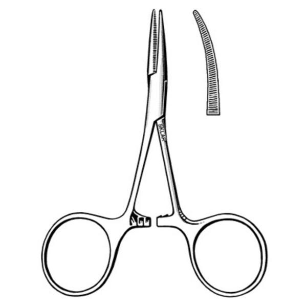 Hartmann Mosquito Forcep Curved 3-1/2" Stainless Steel Ea