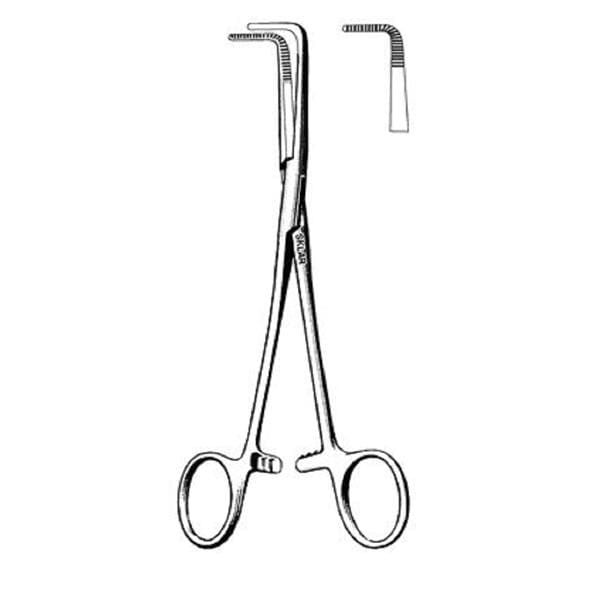 Mixter Hemostatic Forcep Angled Right 5-1/2" Ea