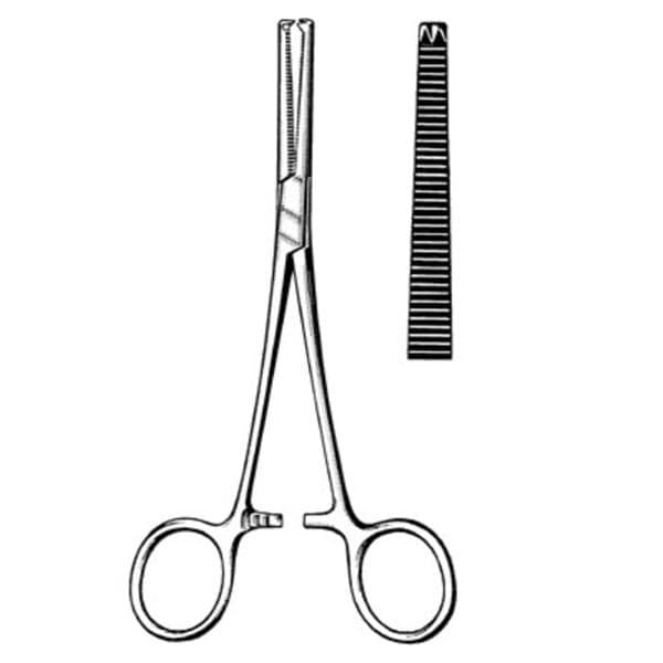 Rochester-Ochsner Hemostatic Forcep Straight 6-1/4" Ea