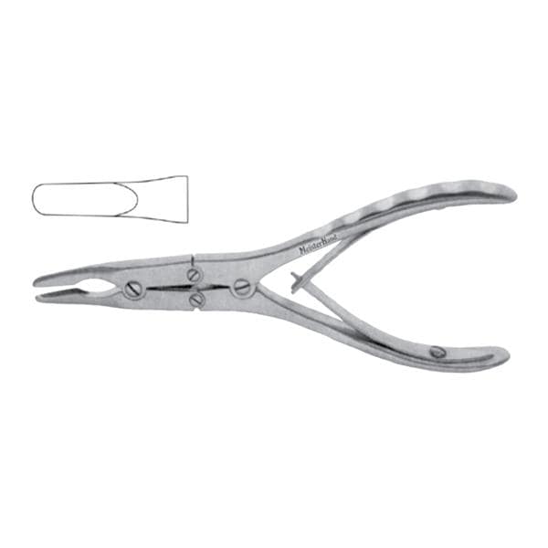 Meister-Hand Ruskin Rongeur Straight 7-1/4" Stainless Steel Autoclavable Ea