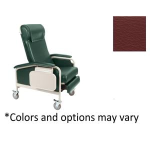 CareCliner XL Chair 450lb Capacity Burgundy Ea