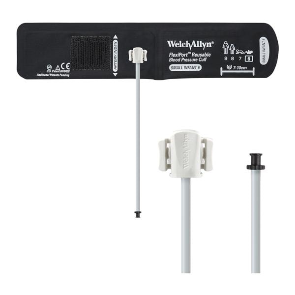 FlexiPort Blood Pressure Cuff Size 6 Ylw Not Made With Natural Rubber Latex Ea