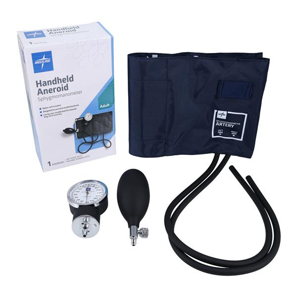 Range Finder Aneroid Sphygmomanometer Blk LF Arm Dial Display Ea