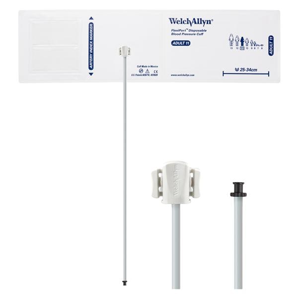 FlexiPort Blood Pressure Cuff Size 11 Wht/NvyBl LF 20/Ca