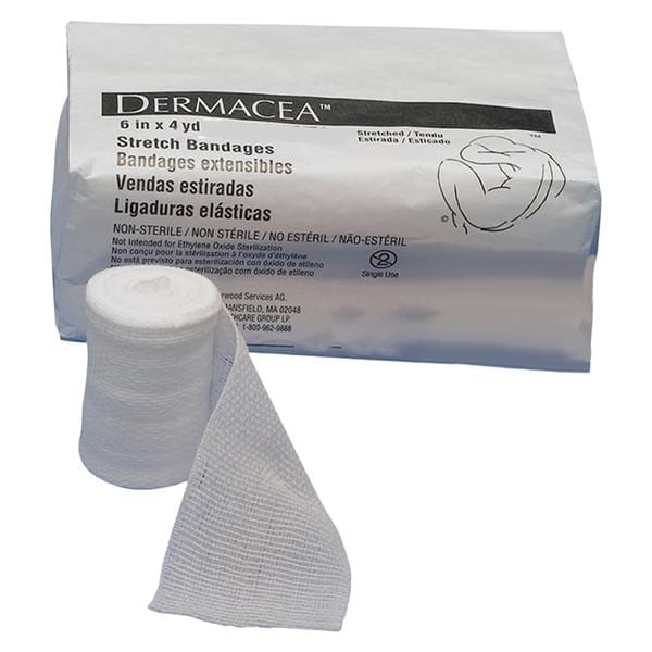 Dermacea Conforming Bandage Cotton/Polyester 6"x4.1yd 1 Ply Sterile 48Rl/Ca