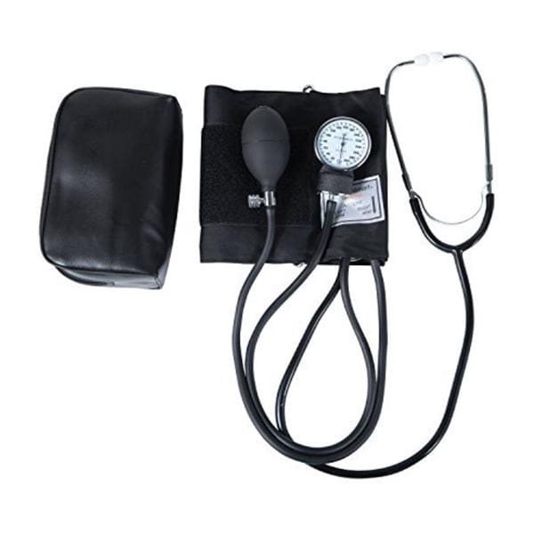 HealthSmart Self-Taking Kit Blood Pressure Reusable Adult Black 2-Tube Ea