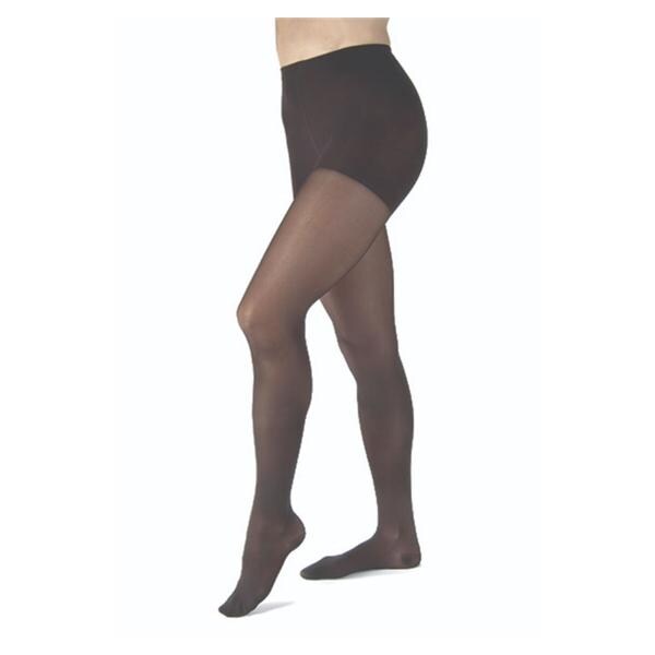 UltraSheer Compression Pantyhose Waist High Medium Classic Black