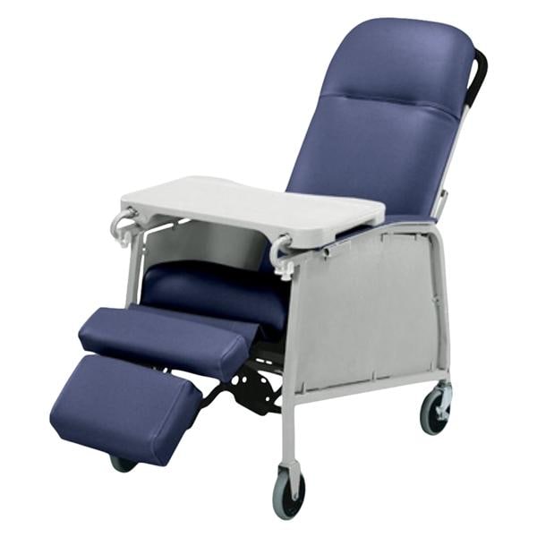 Lumex Three Position Recliner 250lb Capacity Imperial Blue Ea