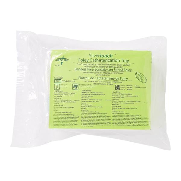 Silvertouch Foley Catheter Tray 18Fr 5cc