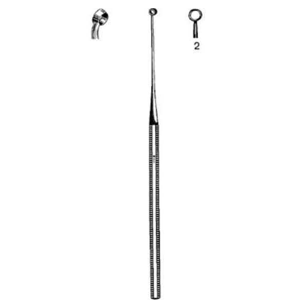 Buck Ear Curette Stainless Steel Non-Sterile Reusable Ea