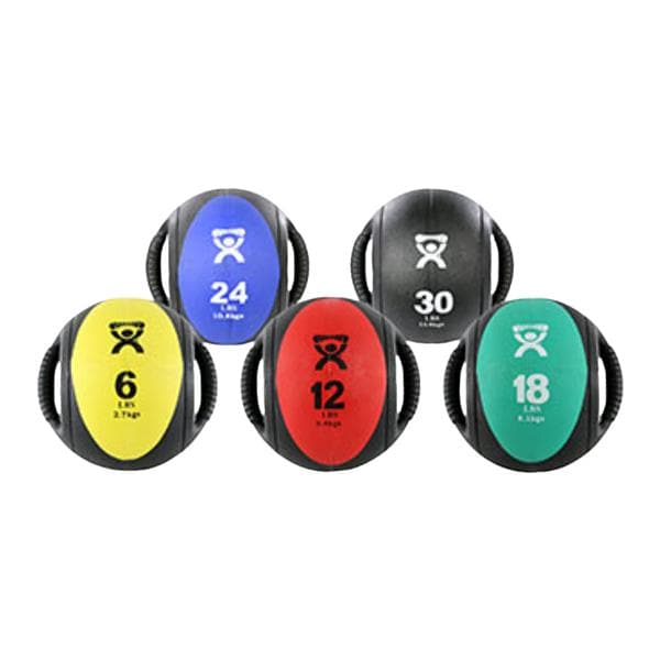 CanDo Medicine Ball 9" Assorted Colors 6/12/18/24/30lb
