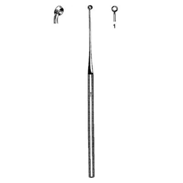 Buck Ear Curette Stainless Steel Non-Sterile Reusable Ea