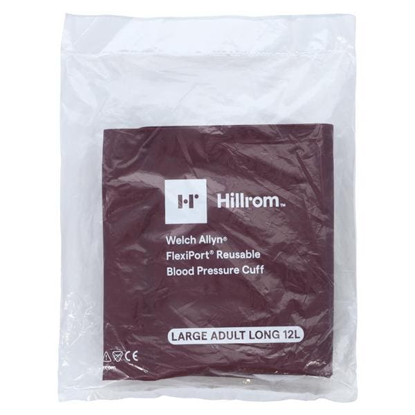 FlexiPort Blood Pressure Cuff Size 12L Brgndy LF Ea