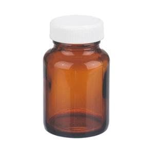 General Purpose Bottle Glass Amber Screw Cap 44x75mm