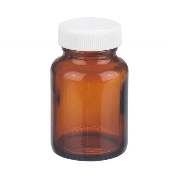 General Purpose Bottle Glass Amber Screw Cap 44x75mm