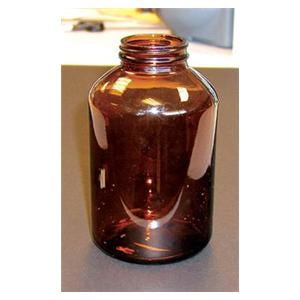 General Purpose Bottle Glass Amber Screw Cap