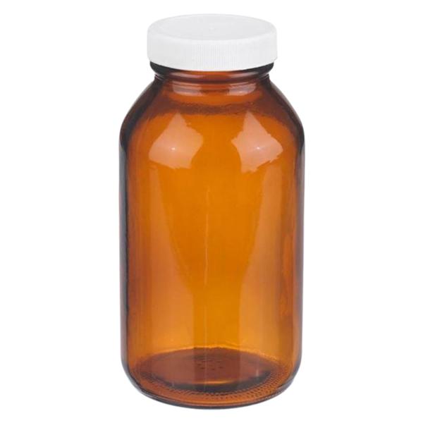 General Purpose Bottle Glass Amber Screw Cap