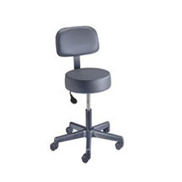 Value Plus Exam Stool Gunmetal 250lb Capacity