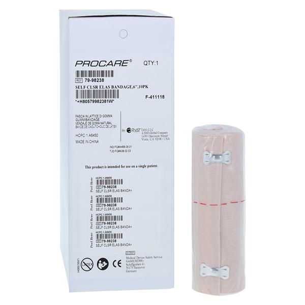 ProCare Stretch Bandage Elastic 6"x5yd 10/Pk