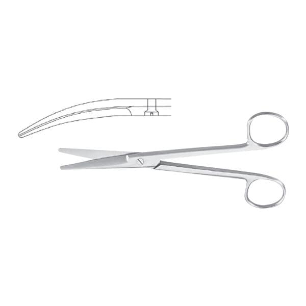 Meister-Hand Mayo Dissecting Scissors Curved 5-1/2" Stainless Steel Ea