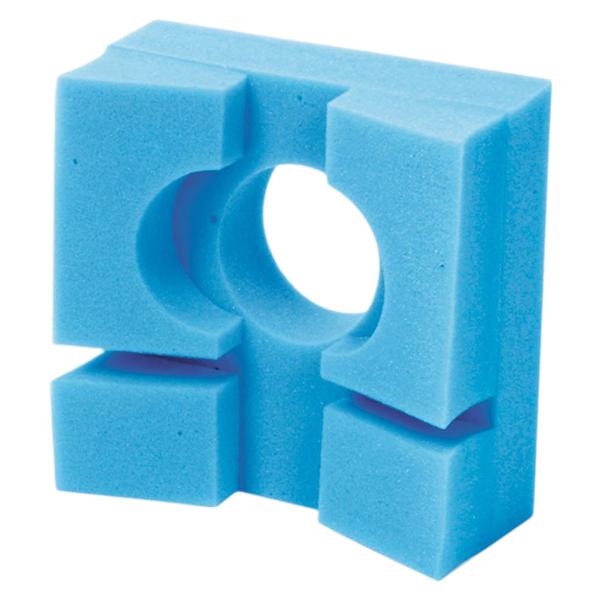 Richards Head Headrest Positioner 8x8.5x3.75" Slotted Blue