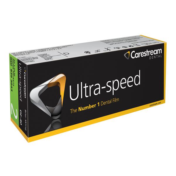 Ultra-Speed Intraoral X-Ray Film DF-40 Size 2 D Speed 50/Bx