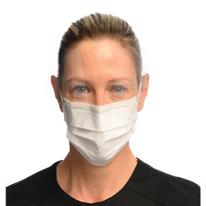 Ultra Sensitive Fog-Free Combination Mask / Shield ASTM Level 3 AntFg Wt 25/Bx