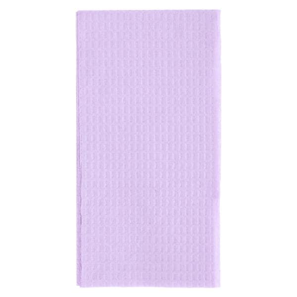 Choice Patient Bib 2 Ply Tissue / Poly Back 17 in x 18 in Lav Disposable 500/Ca