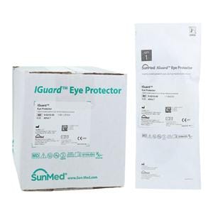 I-Guard Protective Eyewear Blue / Clear Disposable Adult 25/Bx