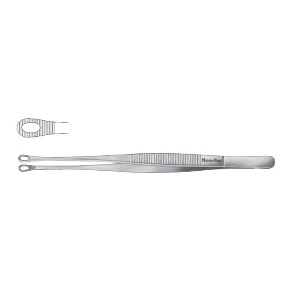 Meister-Hand Singley Tissue Forcep Straight 9" Autoclavable Ea