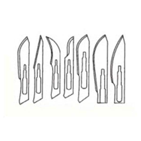 Medicut Stainless Steel Sterile Surgical Blade #10 Disposable 100/Bx