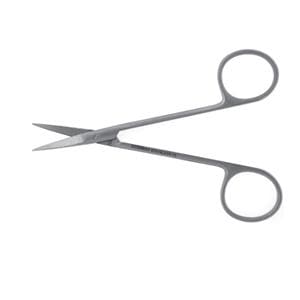 Iris Scissors Straight 4" Stainless Steel Non-Sterile Reusable Ea