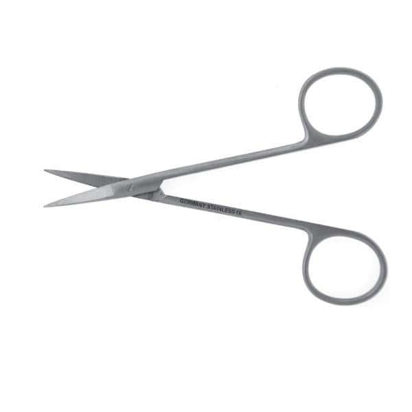 Iris Scissors Straight 4" Stainless Steel Non-Sterile Reusable Ea