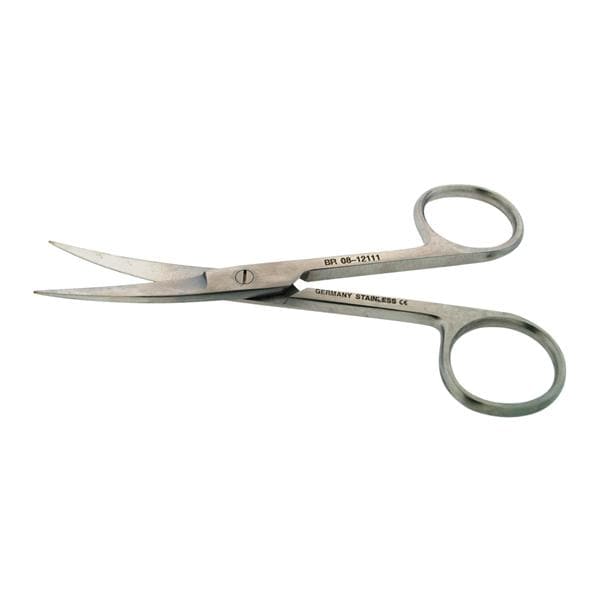 Operating Scissors Curved 4-1/2" Stainless Steel Non-Sterile Reusable Ea