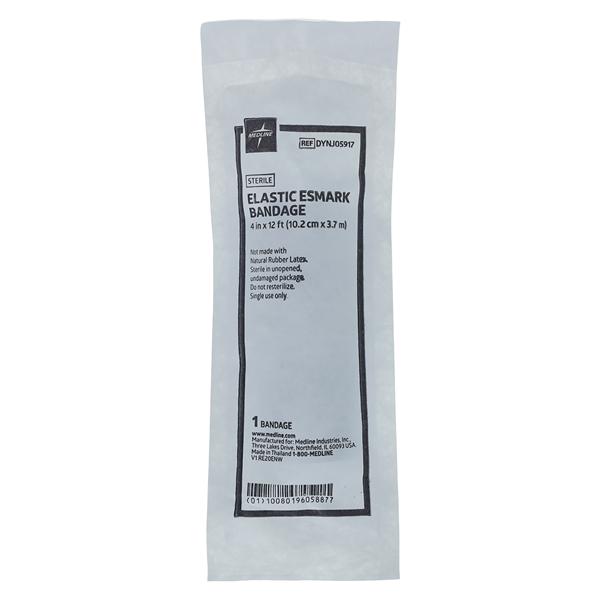 Esmark Compression Bandage Elastic 4"x12' Blue Sterile 20/Ca