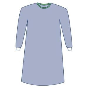 Eclipse Non Reinforced Surgical Gown AAMI Level 2 SMS Fabric 3X Large Blue 18/Ca