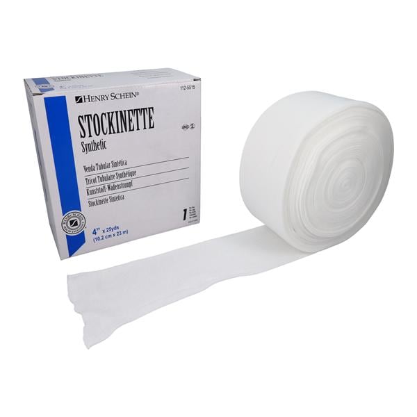 Compression Stockinette White 4"x25yd, 6 RL/CA