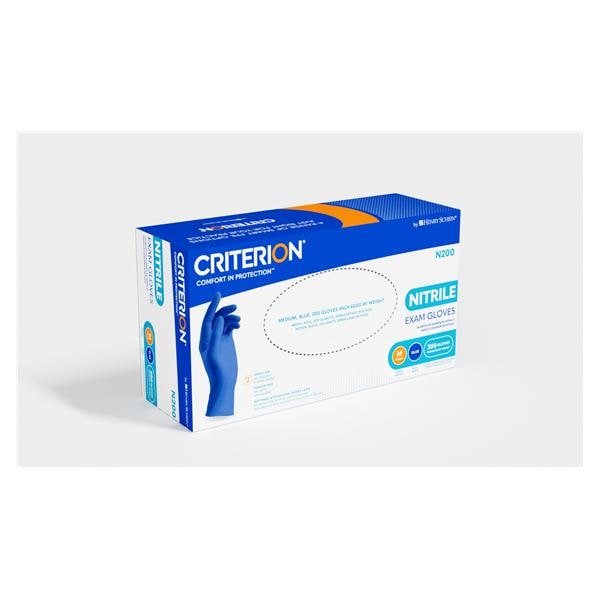 Criterion N200 Nitrile Exam Gloves X-Small Blue Non-Sterile 2000/Ca