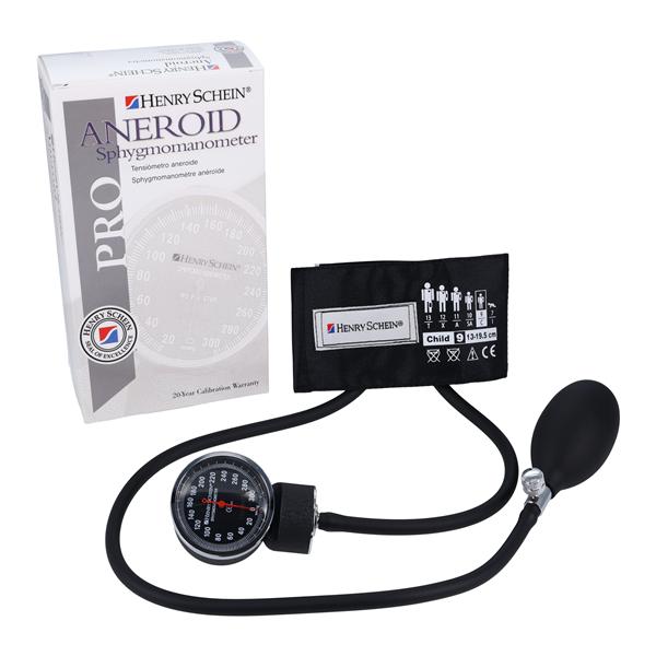 Henry Schein Prosphyg Aneroid Sphygmomanometer Size 9 Blk LF Arm Dial Display Ea
