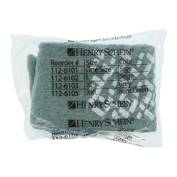 Patient Slippers Terrycloth Mint Green 2X Large Reusable 48/Ca