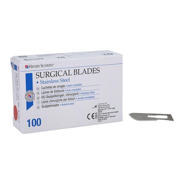Stainless Steel Sterile Surgical Blade #10 100/Bx, 40 BX/CA