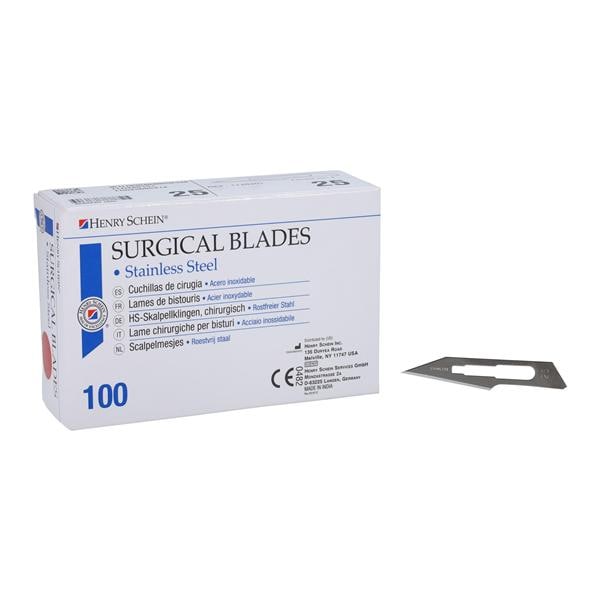 Stainless Steel Sterile Surgical Blade #25 100/Bx, 40 BX/CA