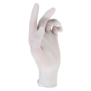 Criterion Colloidal Oatmeal Nitrile Exam Gloves Large Standard White Non-Sterile, 10 BX/CA