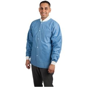 Maxi-Gard Protective Jacket SMS Small Ceil Blue 10/Pk